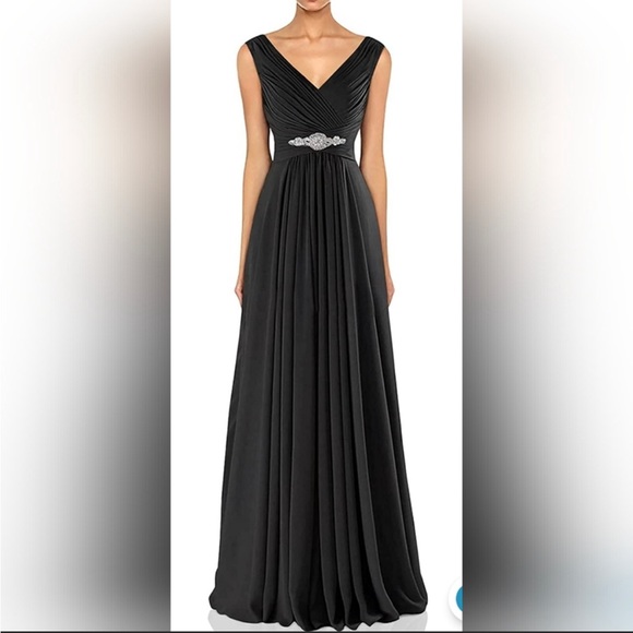 Dresses & Skirts - Brand new, never worn black evening gown